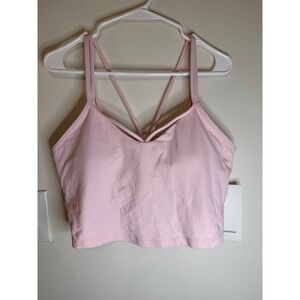 Lululemon Align Strappy Ribbed Tank Size 12 Strawberry Milkshake NWT